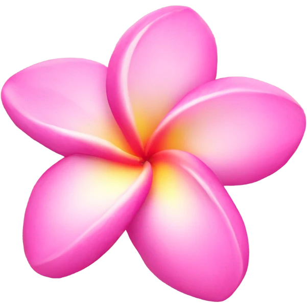 plumeria in Pink emoji