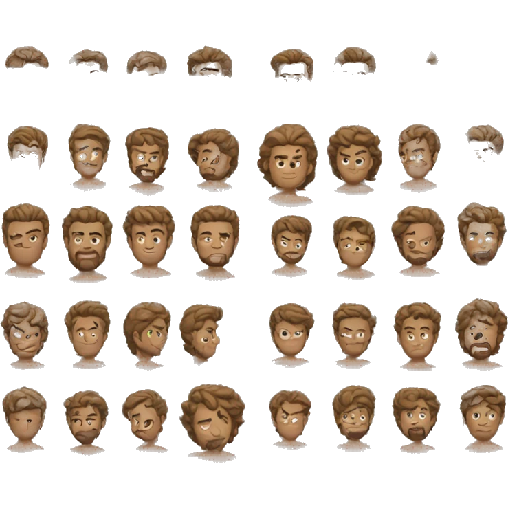 muscular and handsome men emoji