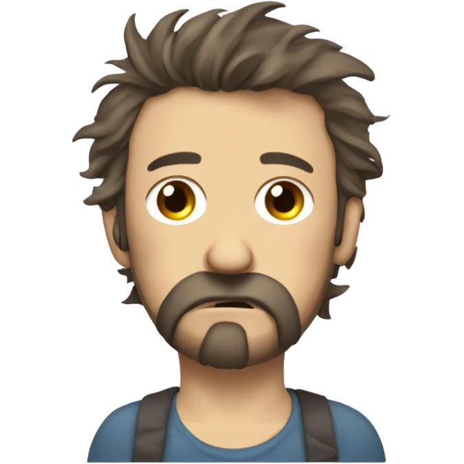 Sad hobo emoji