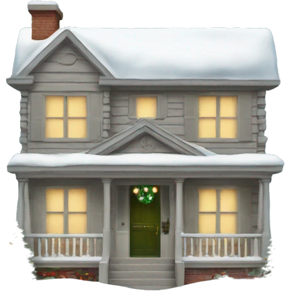 Christmas  vacation home emoji