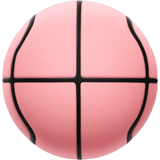 Baby pink basketball  emoji