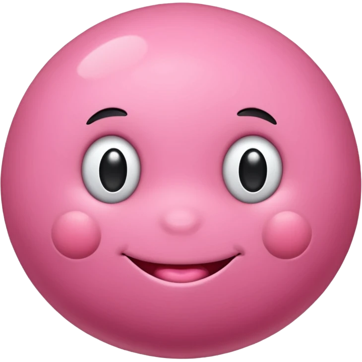 pink meatball emoji