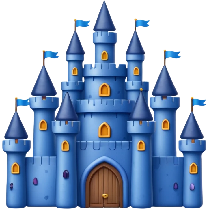 Blueberry fruit castle emoji