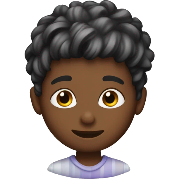 A boy dyeing his hair emoji