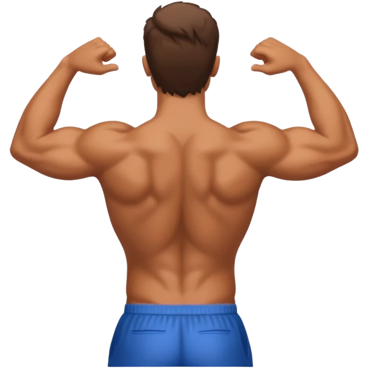 back muscle iphone yellow style emoji