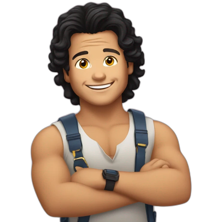Carlos vives and young boy colombian short black hair emoji
