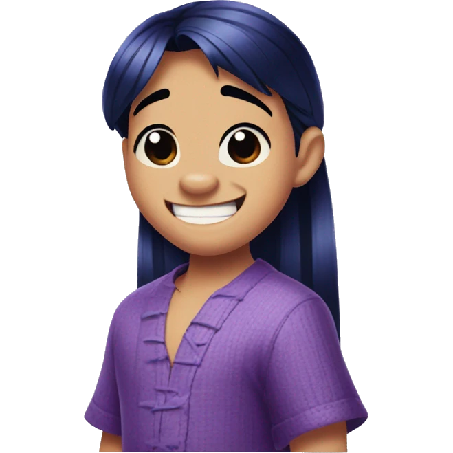 Purple stitch from “lilo and stitch” emoji
