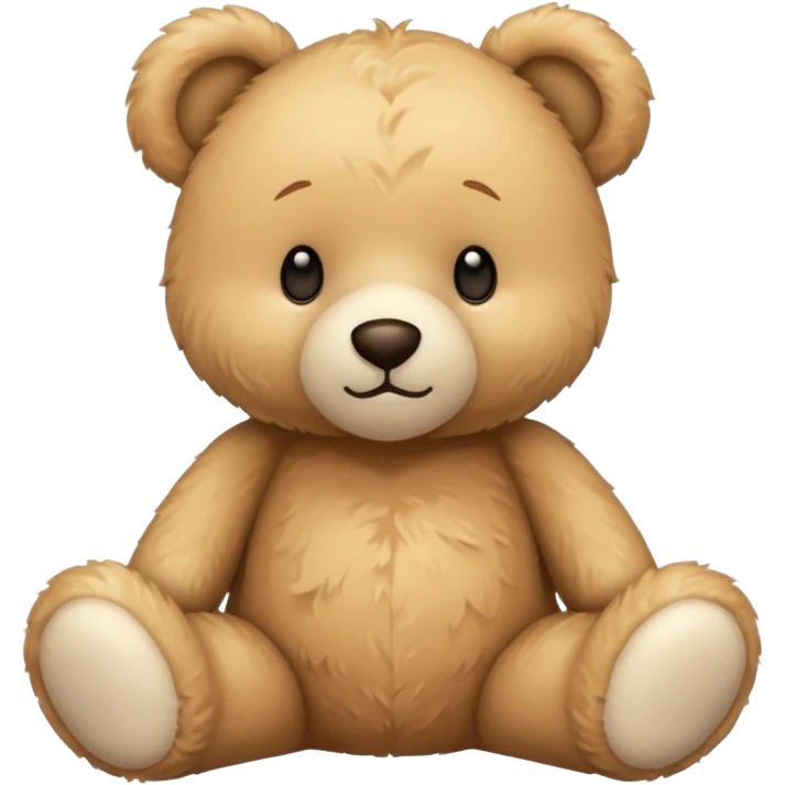 beige teddy bear emoji