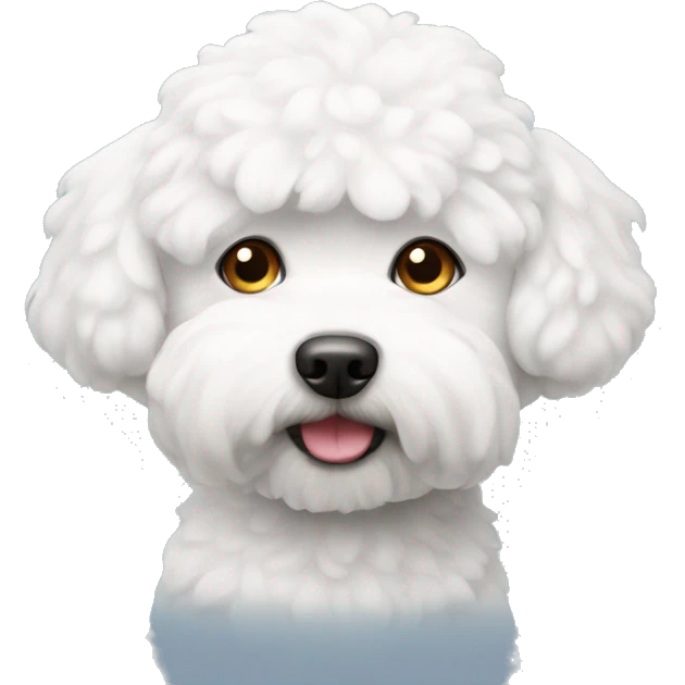 Bichon dog emoji
