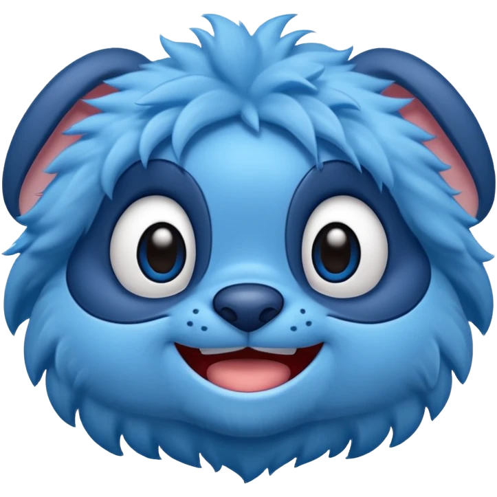 blue stitch face emoji