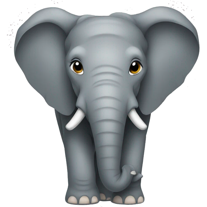 2d elephant emoji