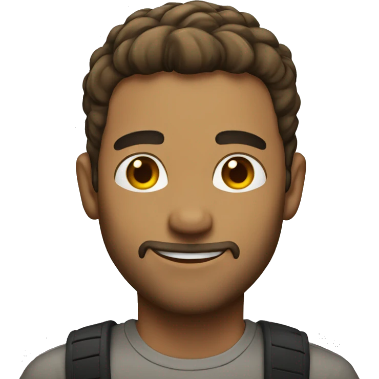 man with stubble emoji