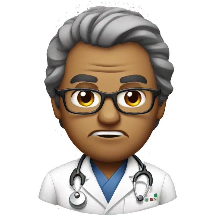 Angry revolutionary doctor emoji