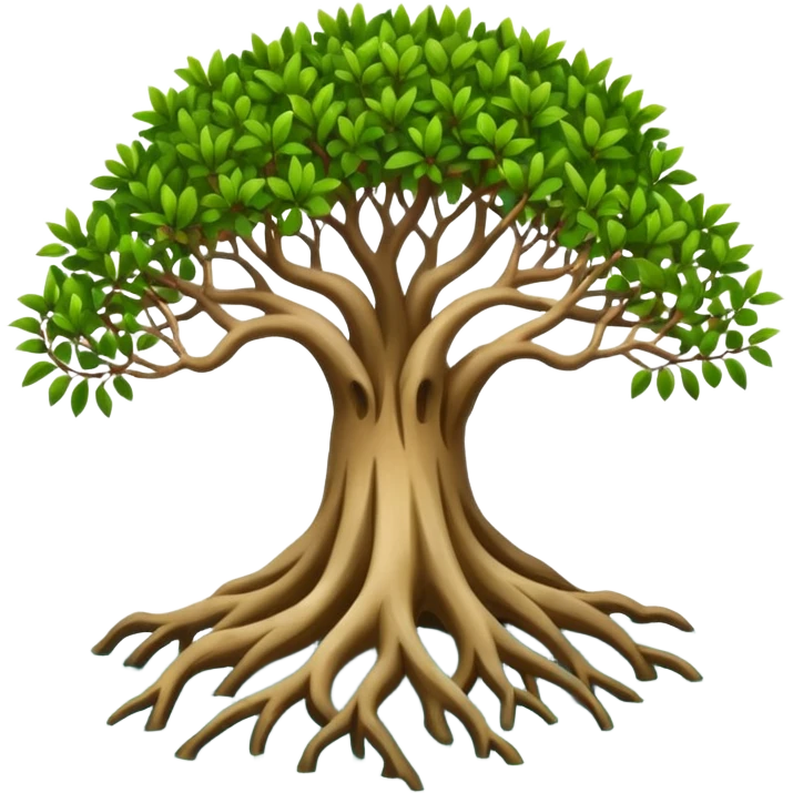   Mangrove tree. emoji