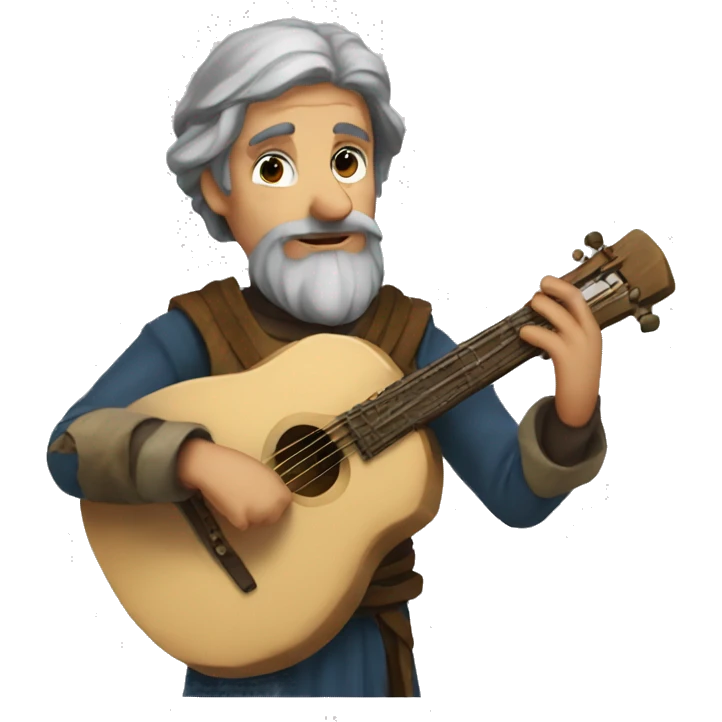 medieval bard help scrib emoji