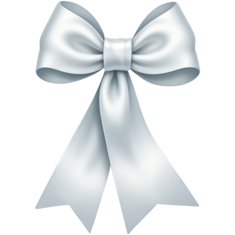I want a white bow or ribbon emoji