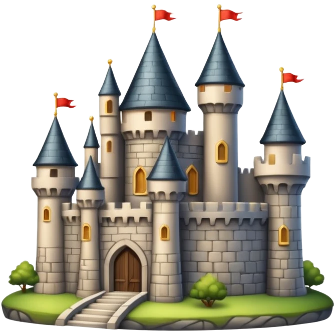A beautiful castle emoji