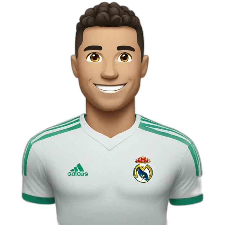 Ronaldo smiling  emoji