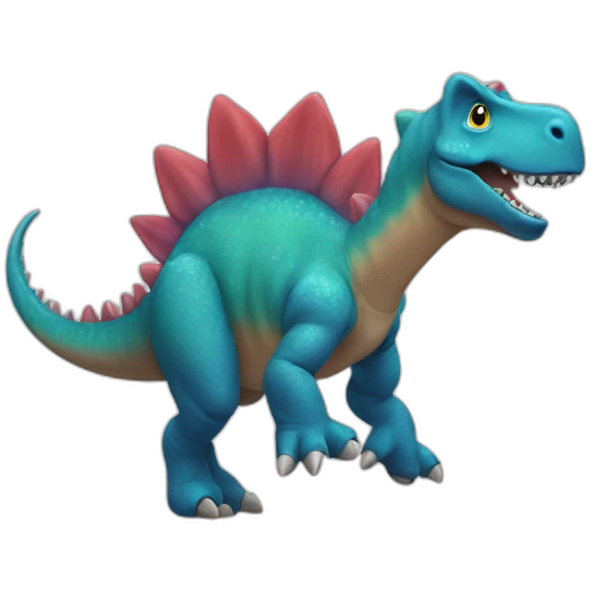 stegosaurus dinosaur dancing emoji