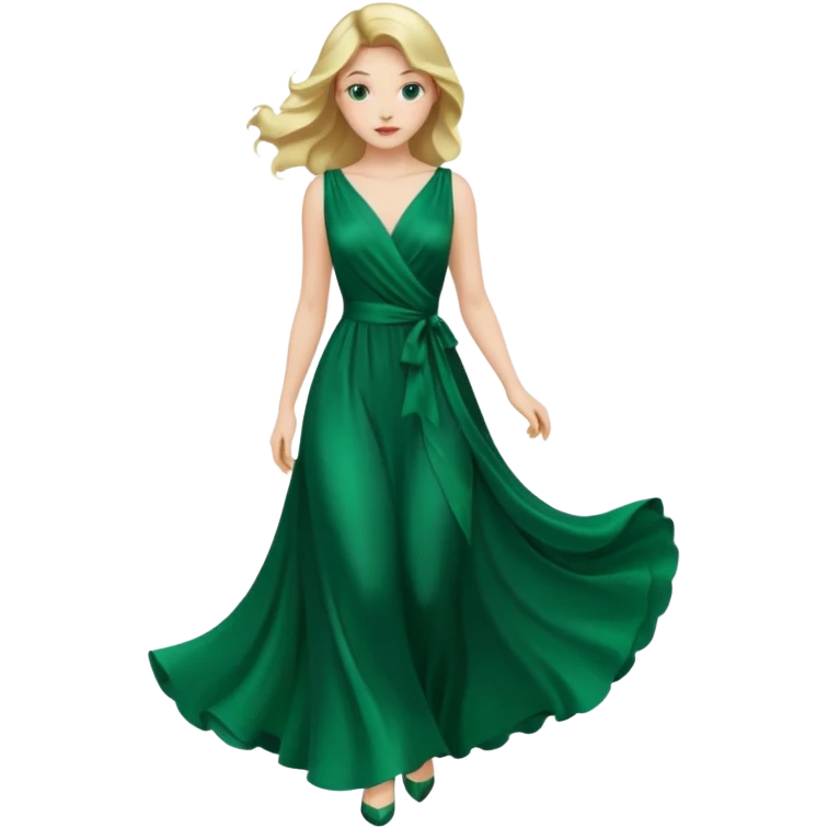 green dress emoji
