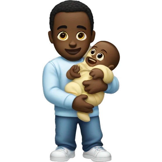 Diddy holding baby oil emoji