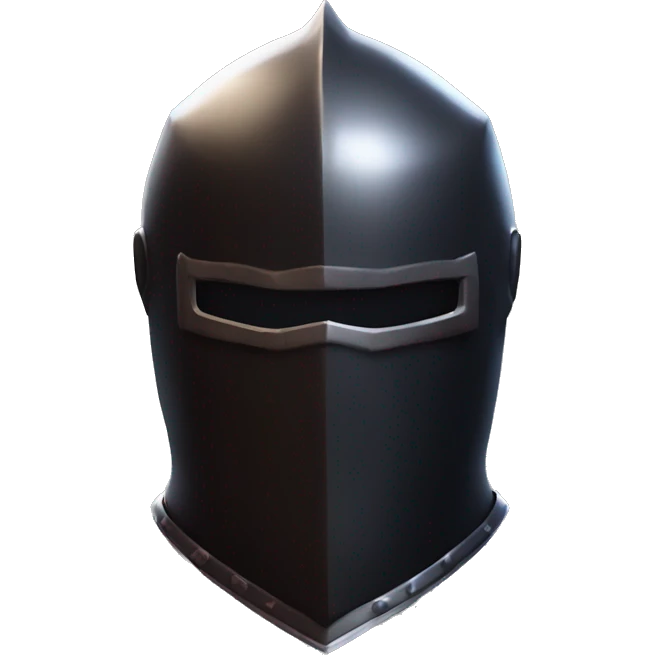 Fortnite black knight open face fantasy emoji