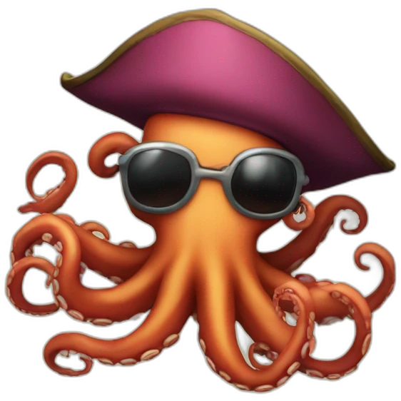octopus pirate emoji