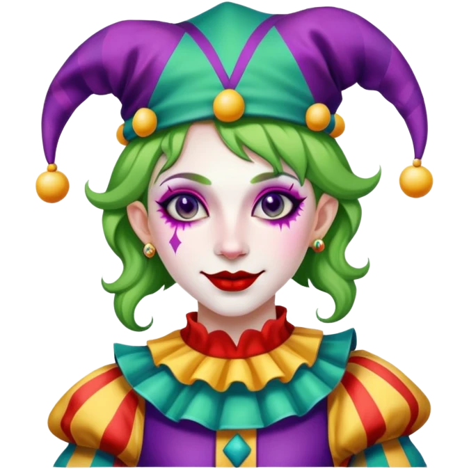 Female Jester emoji