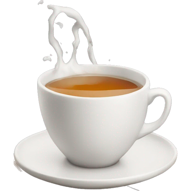 cup of tea spilling emoji