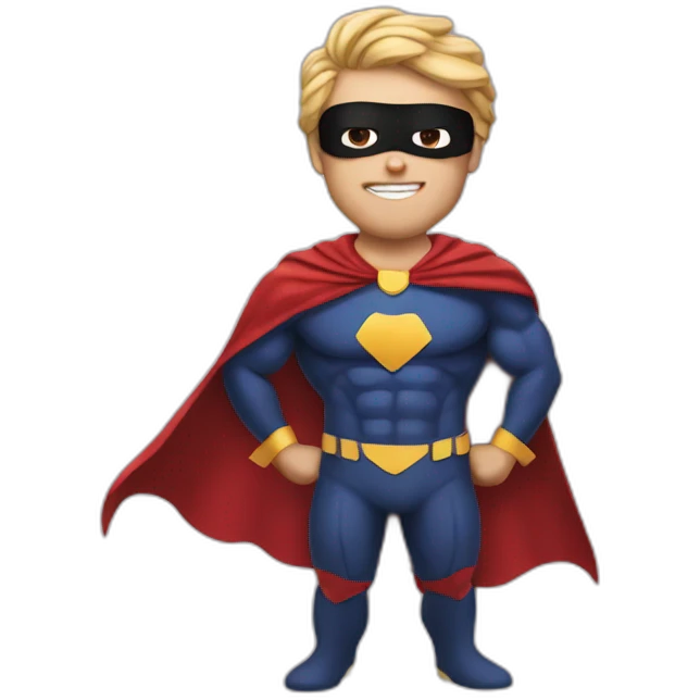 Superhero based off food emoji