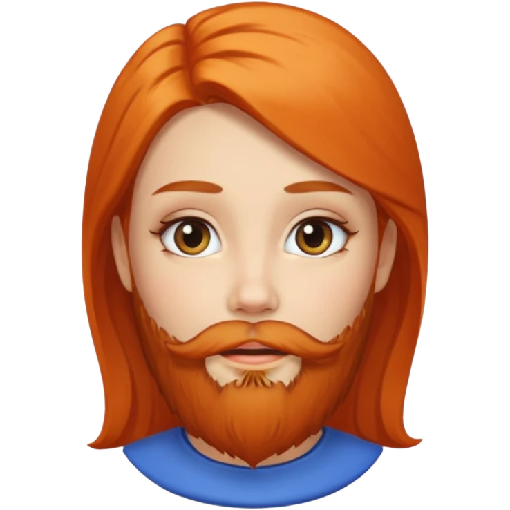 Female with 
beard emoji