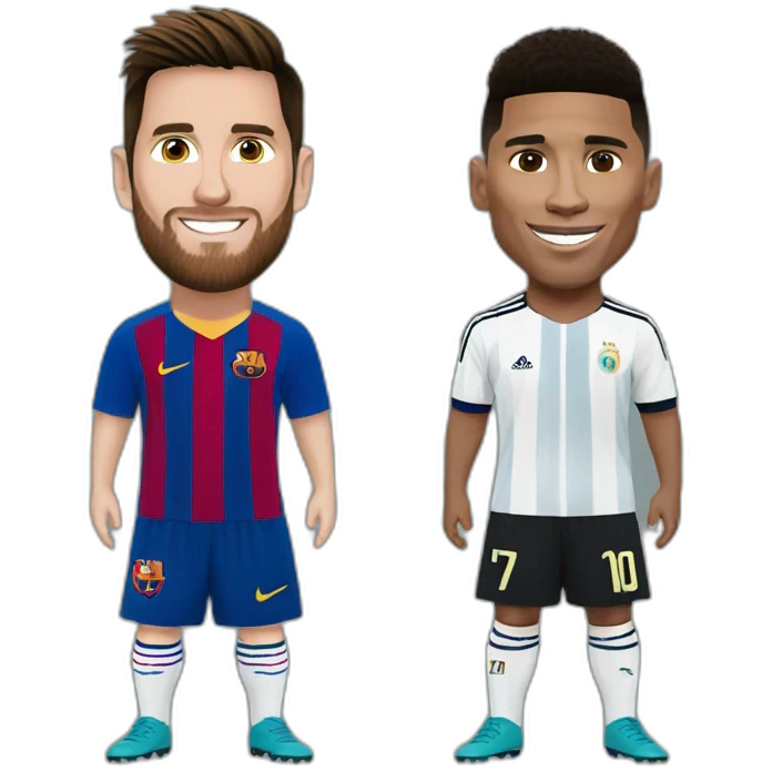 Messi et cr7 emoji