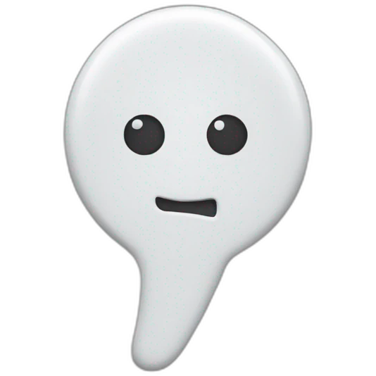 white pin emoji