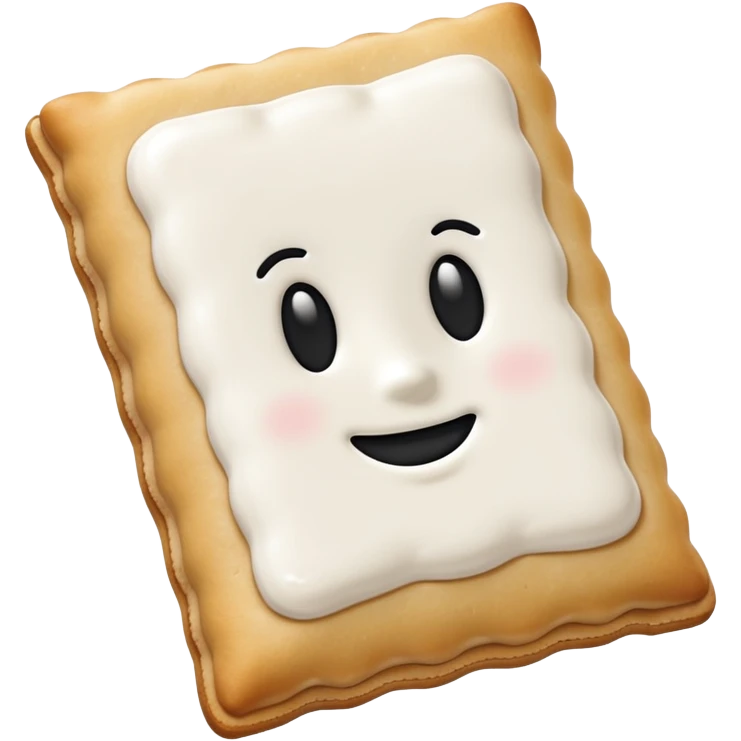 Pop tarts with white emoji