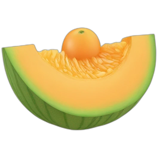 cantaloupe emoji