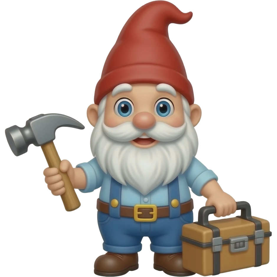 nain de jardin bricoleur emoji