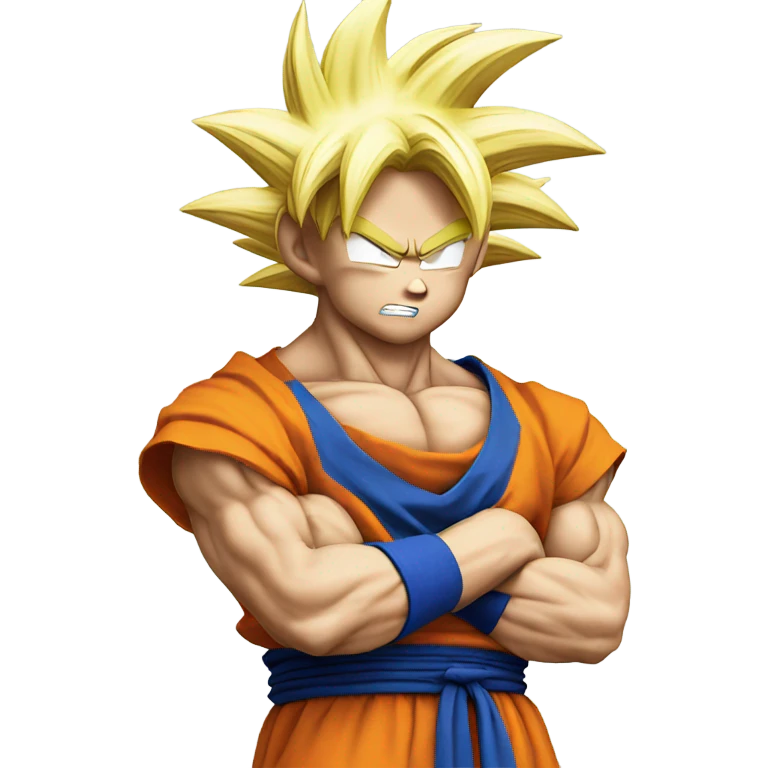 Goku tomando  emoji