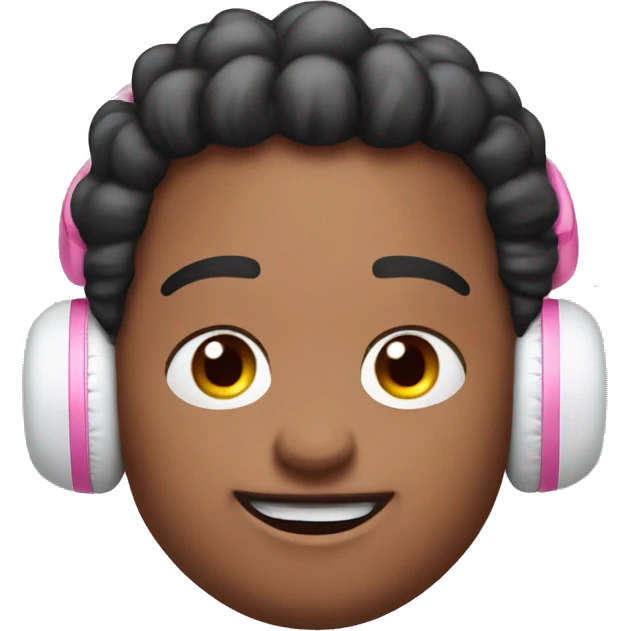 Pink AirPods Max emoji