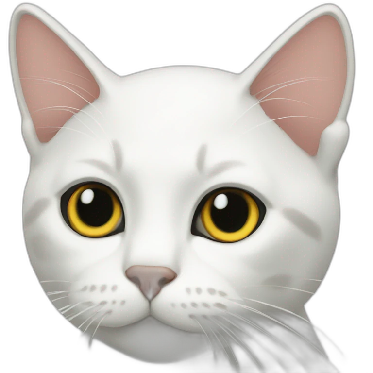 Cat White emoji