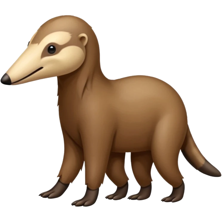 Anteater going around emoji