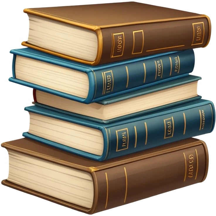 stack of many books emoji