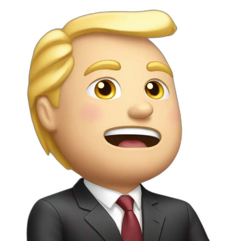 Trump qui embrasse Elon musk  emoji