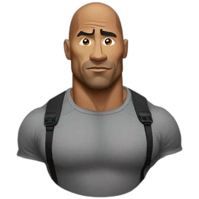 The rock with a suspicious head emoji