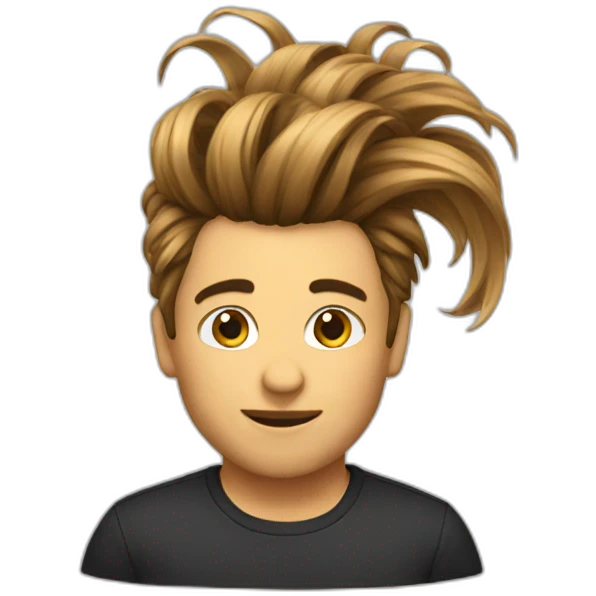 Emoji hair emoji