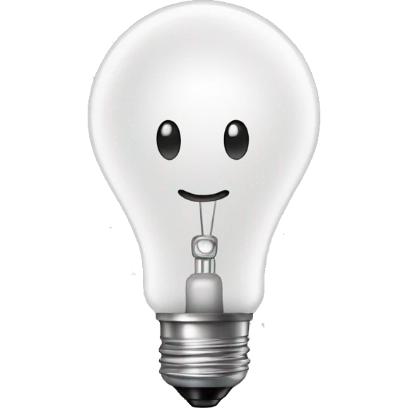 Energy efficient Lightbulb emoji