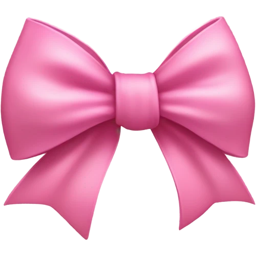 pink bow  emoji