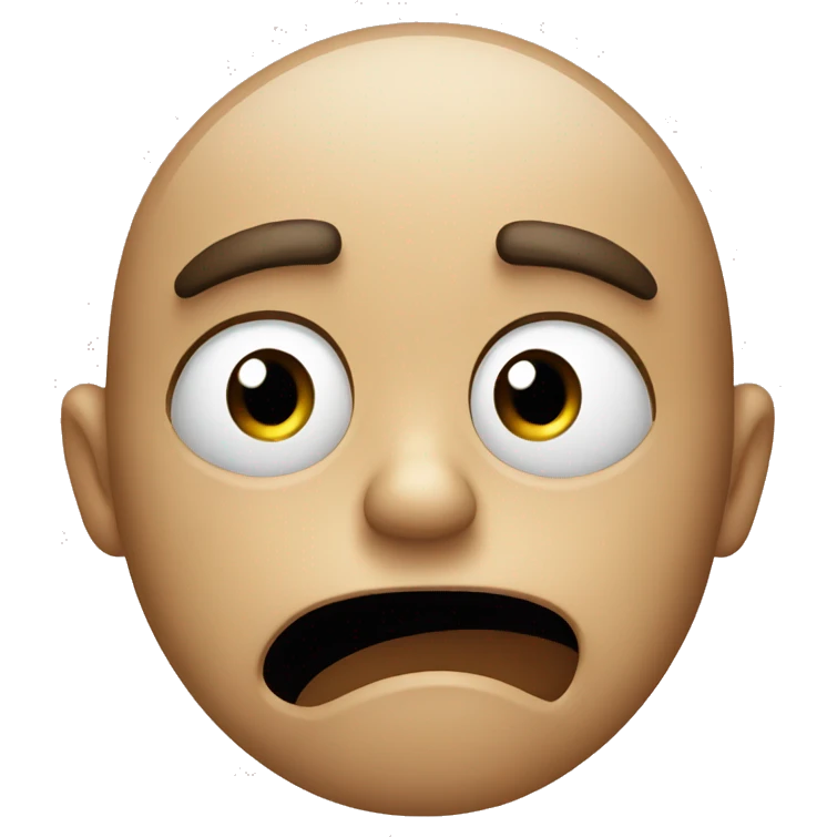 disgusted face emoji