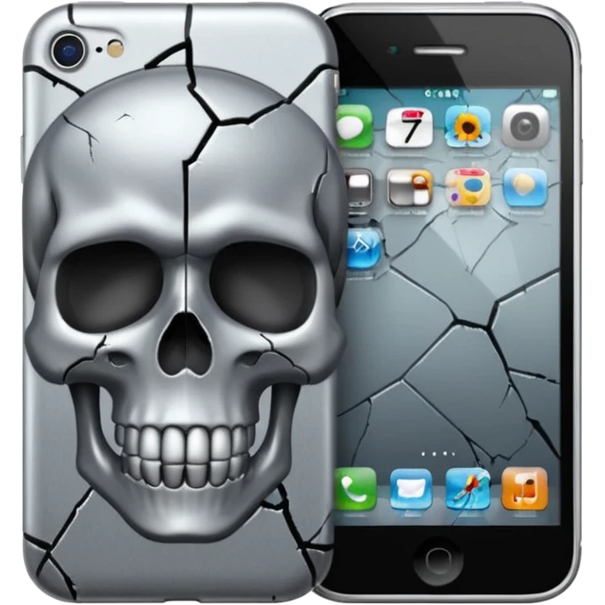 iPhone skull emoji