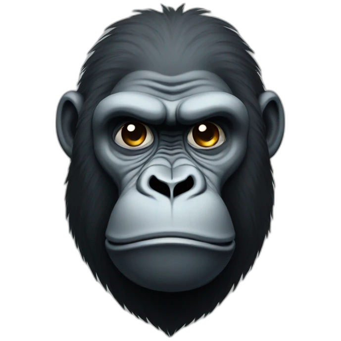 Very Sad buff Gorilla emoji