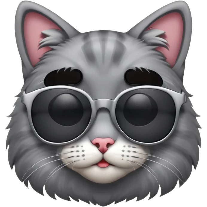 Cat wearing sunglasses emoji